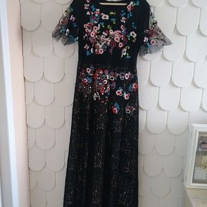 Floor length, size 8 dress